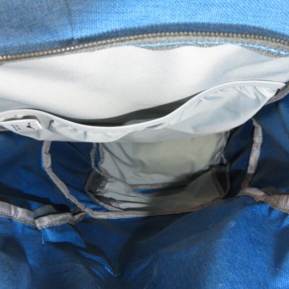 Hiking Backpack 40L Mountaintop Outdoor Adventure Traveling Blue w Rain Cover - Picture 6 of 12